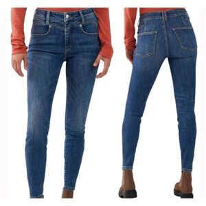 Anthropologie Pilcro and the Letterpress High Rise Skinny Jean Yoke size  27